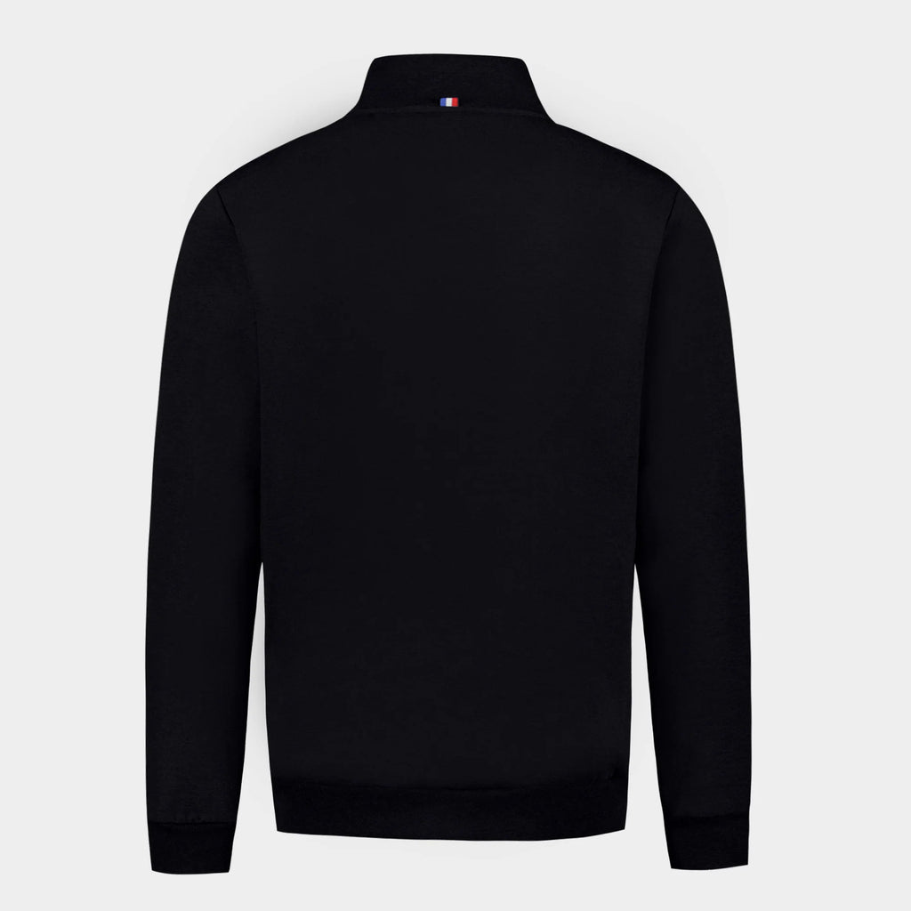 Le Coq Sportif Felpa Uomo Nera con Zip – Essential Full Zip Sweatshirt
