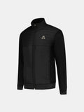 Le Coq Sportif Felpa Uomo Nera con Zip – Hybrid Full Zip Jacket