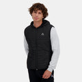 Piumino Smanicato Uomo Le Coq Sportif Nero con Cappuccio