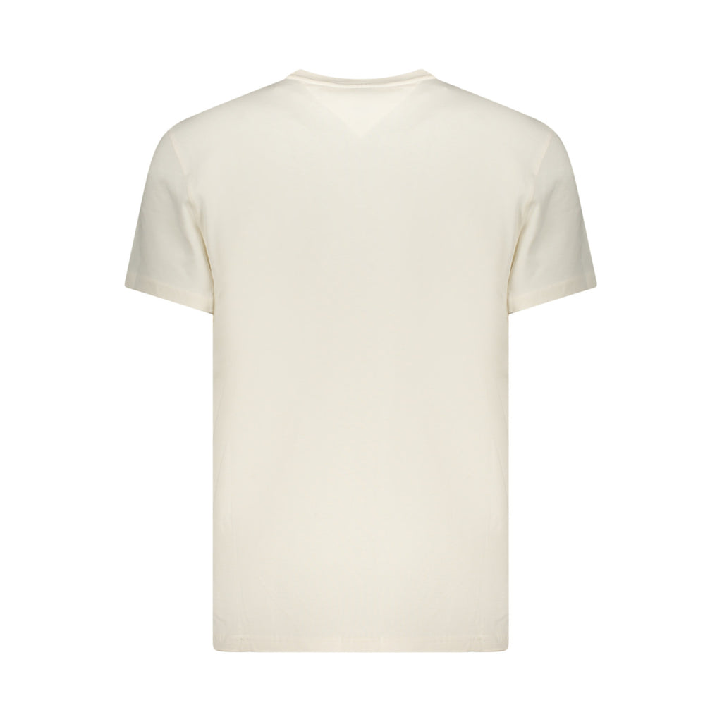 Tommy Hilfiger Jeans T-Shirt Uomo Bianca – Logo Flag Icon