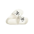 Calvin Klein Ciabatte Uomo Bianche – Monogram Slide