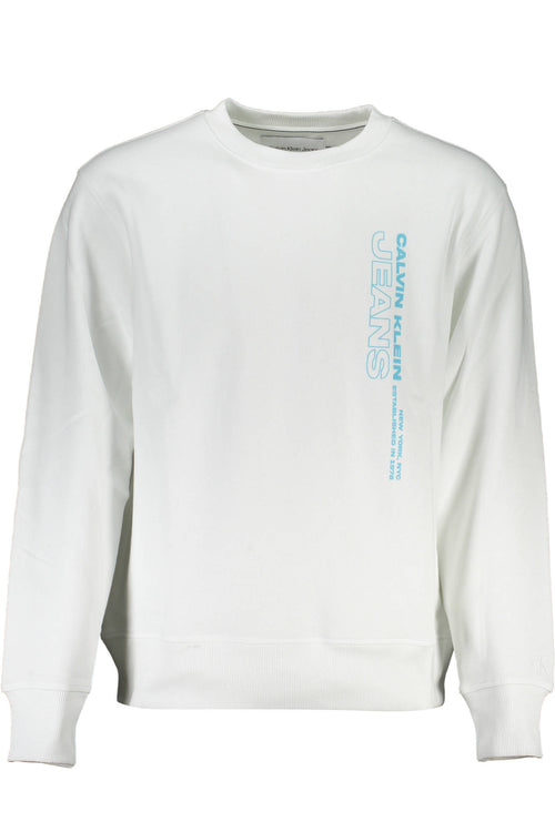 Calvin Klein Felpa Senza Zip Uomo Bianco