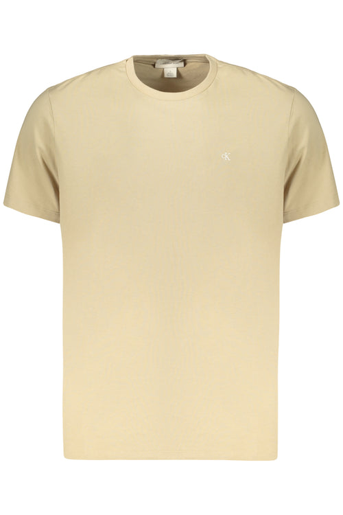 Calvin Klein T-Shirt Maniche Corte Uomo Beige
