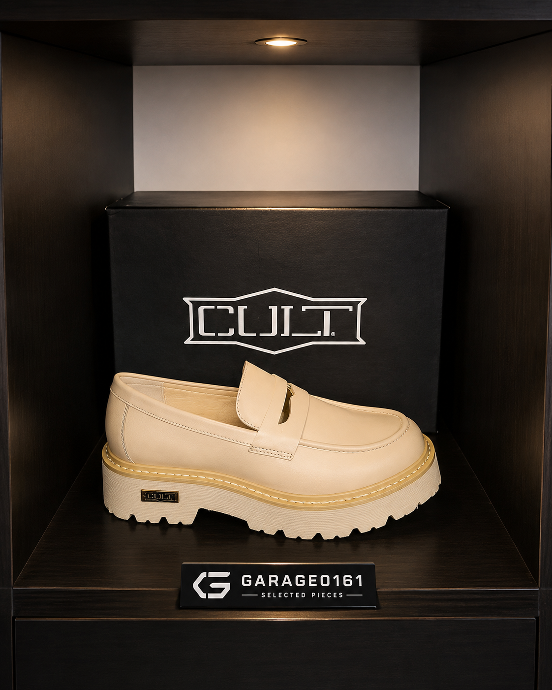 Mocassino Platform Cult Beige – Scarpe Donna Urban Style
