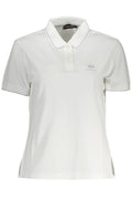 Napapijri Polo Maniche Corte Donna Bianco