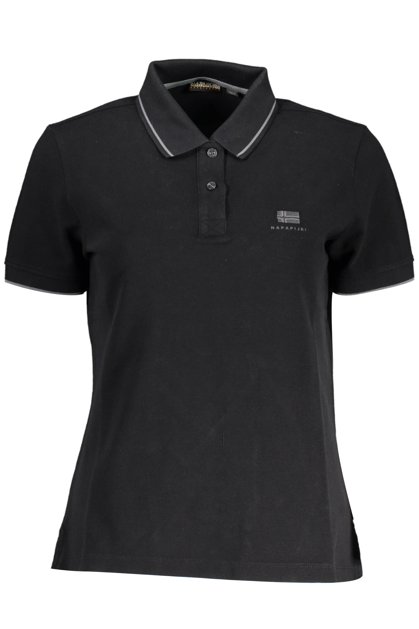 Napapijri Polo Maniche Corte Donna Nero