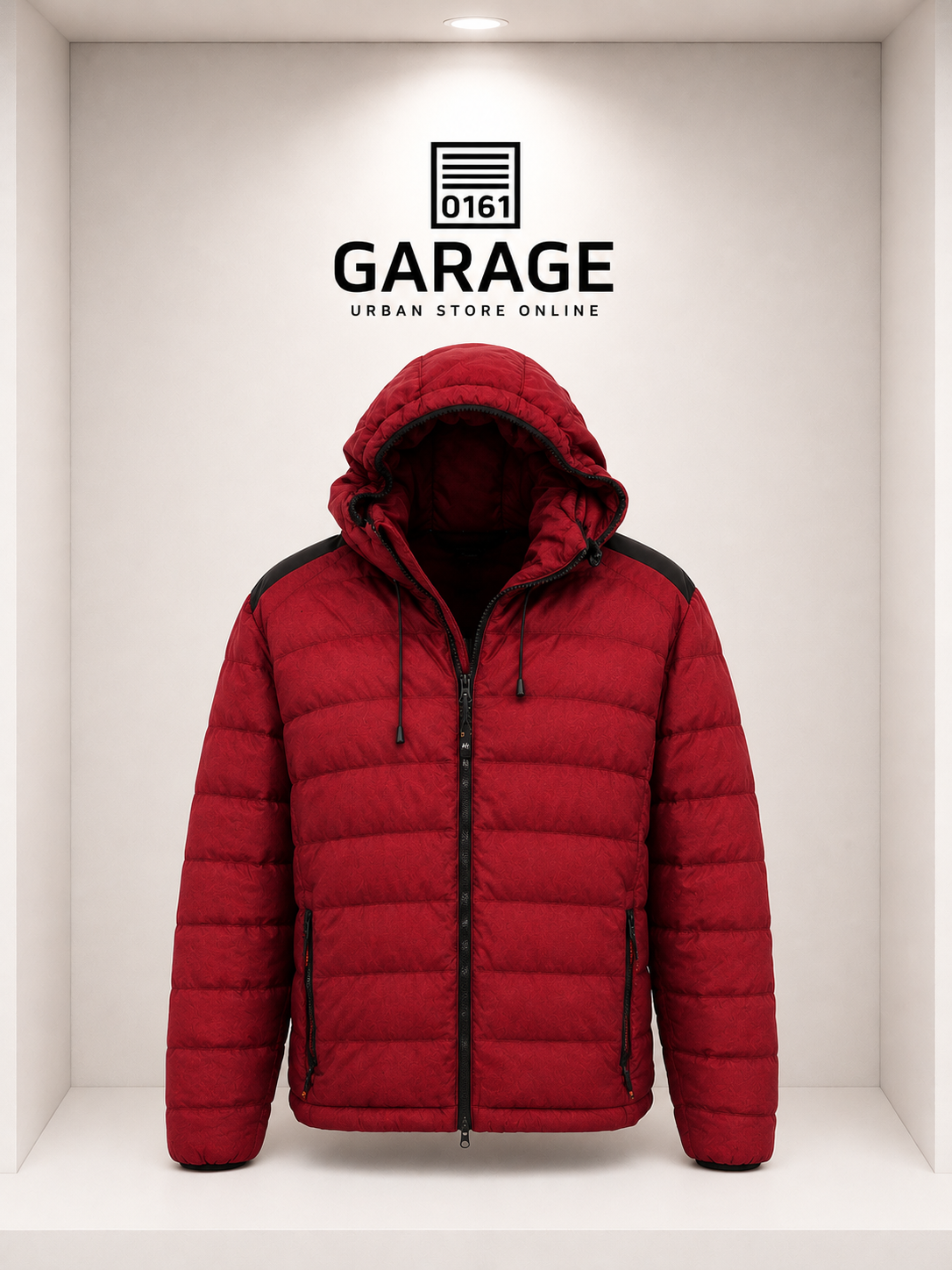 Piumino Vintage Chiese Piumini Rosso – Giacca Uomo Taglia XL