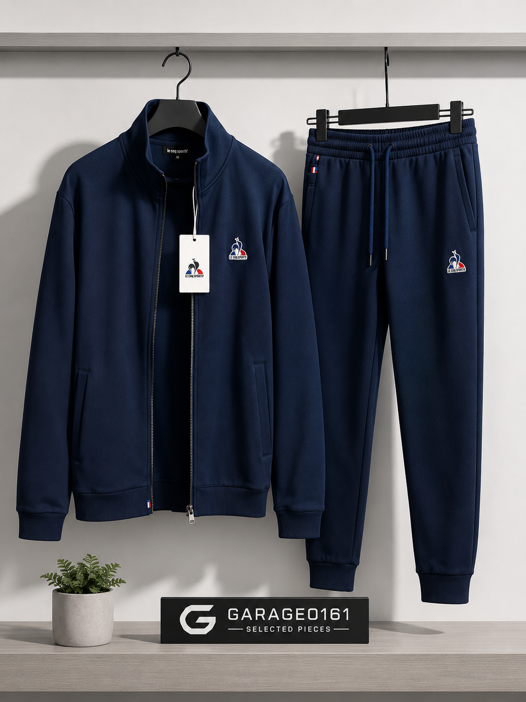 Tuta Le Coq Sportif Completa Blu Navy – Tracksuit Uomo