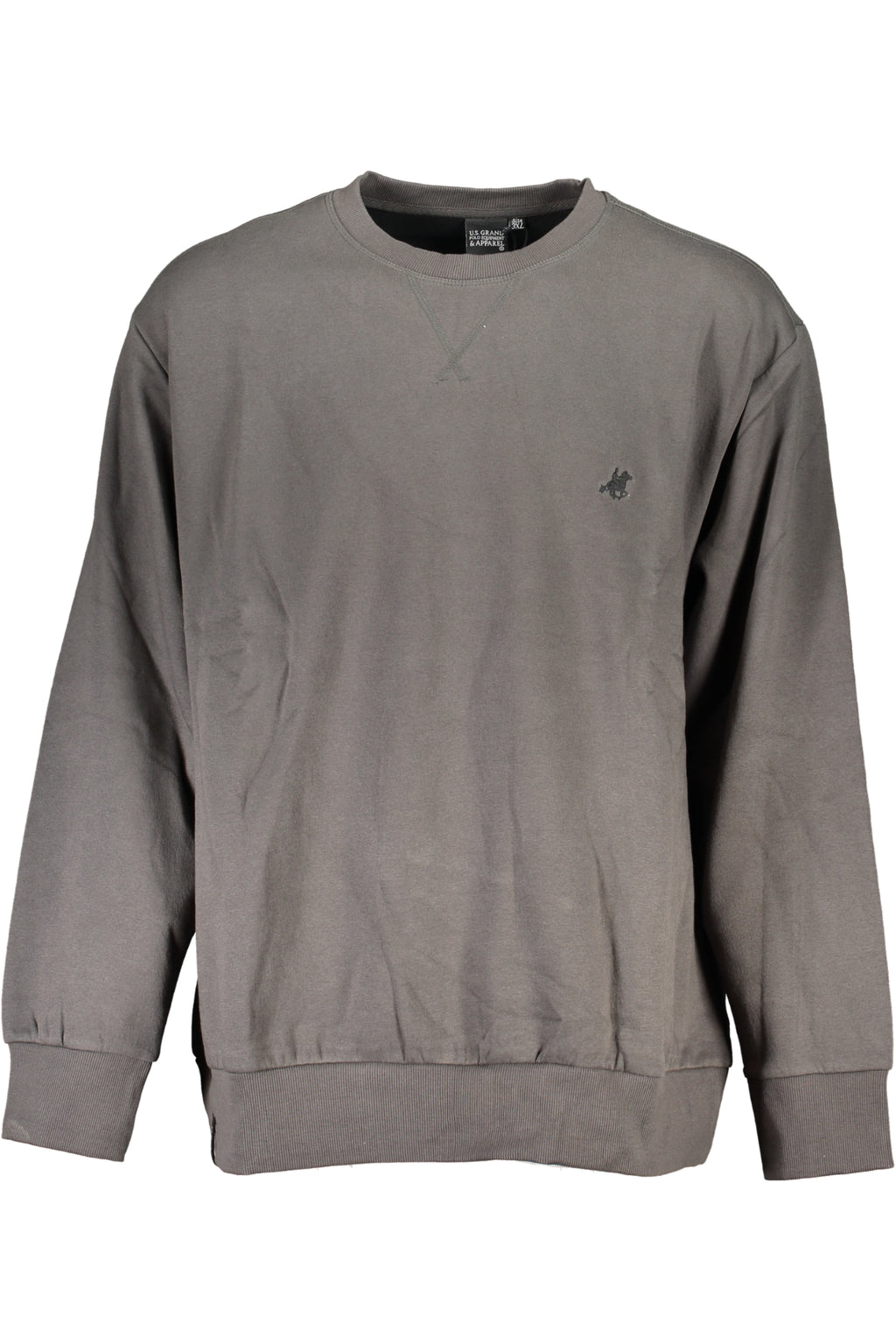 U.S. GRAND Felpa Senza Zip Uomo Grigio