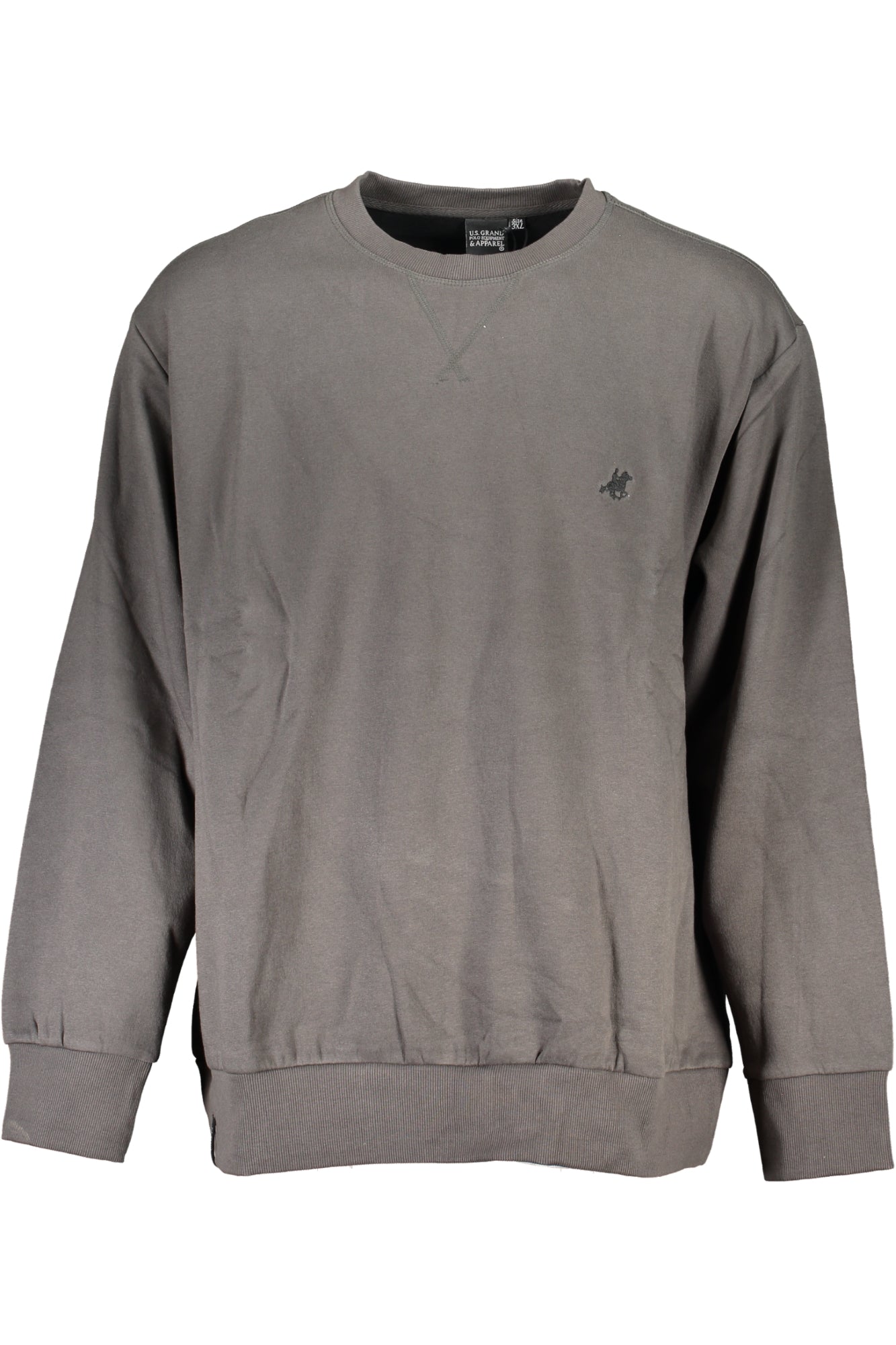 U.S. GRAND Felpa Senza Zip Uomo Grigio