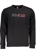 U.S. GRAND Felpa Senza Zip Uomo Nero
